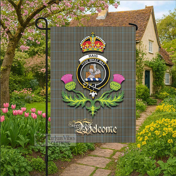 Haig Tartan Family Crest Garden Flag Royal Thistle Welcome Style - Tartan Vibes Clothing
