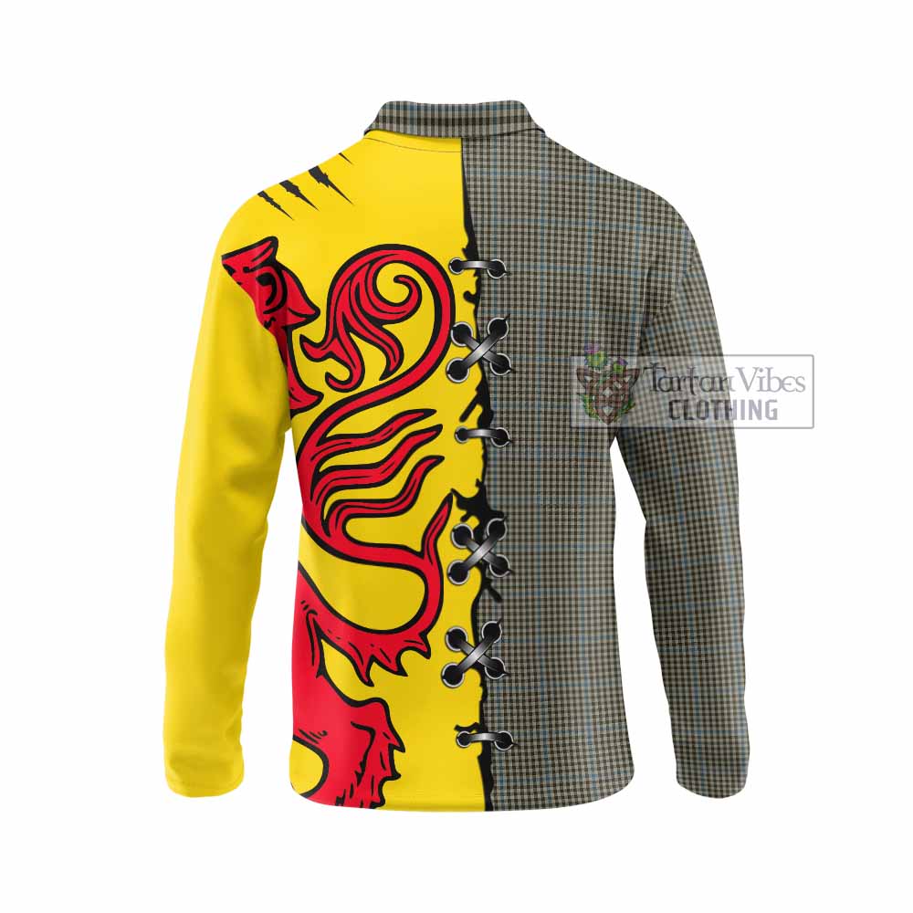 Haig Tartan Family Crest Long Sleeve Polo Shirt Lion Rampant Honor - Tartan Vibes Clothing