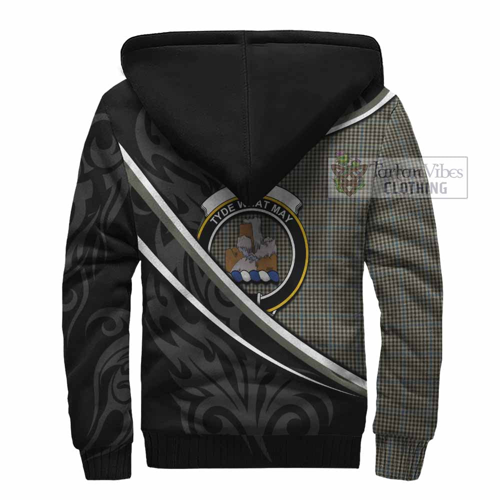 Haig Tartan Family Crest Sherpa Hoodie Celtic Scottish Thistle Floral - Tartan Vibes Clothing
