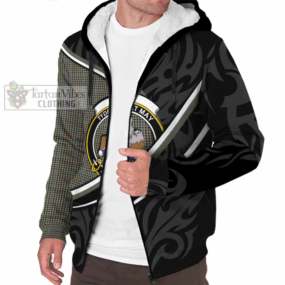 Haig Tartan Family Crest Sherpa Hoodie Celtic Scottish Thistle Floral - Tartan Vibes Clothing