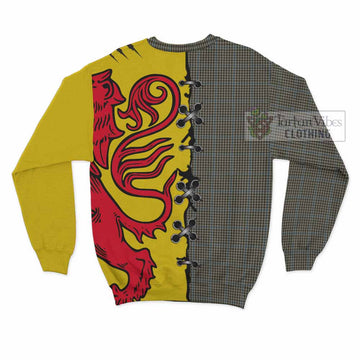 Haig Tartan Family Crest Sweatshirt Lion Rampant Honor