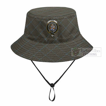 Haig Tartan Fishing Hat with Family Crest