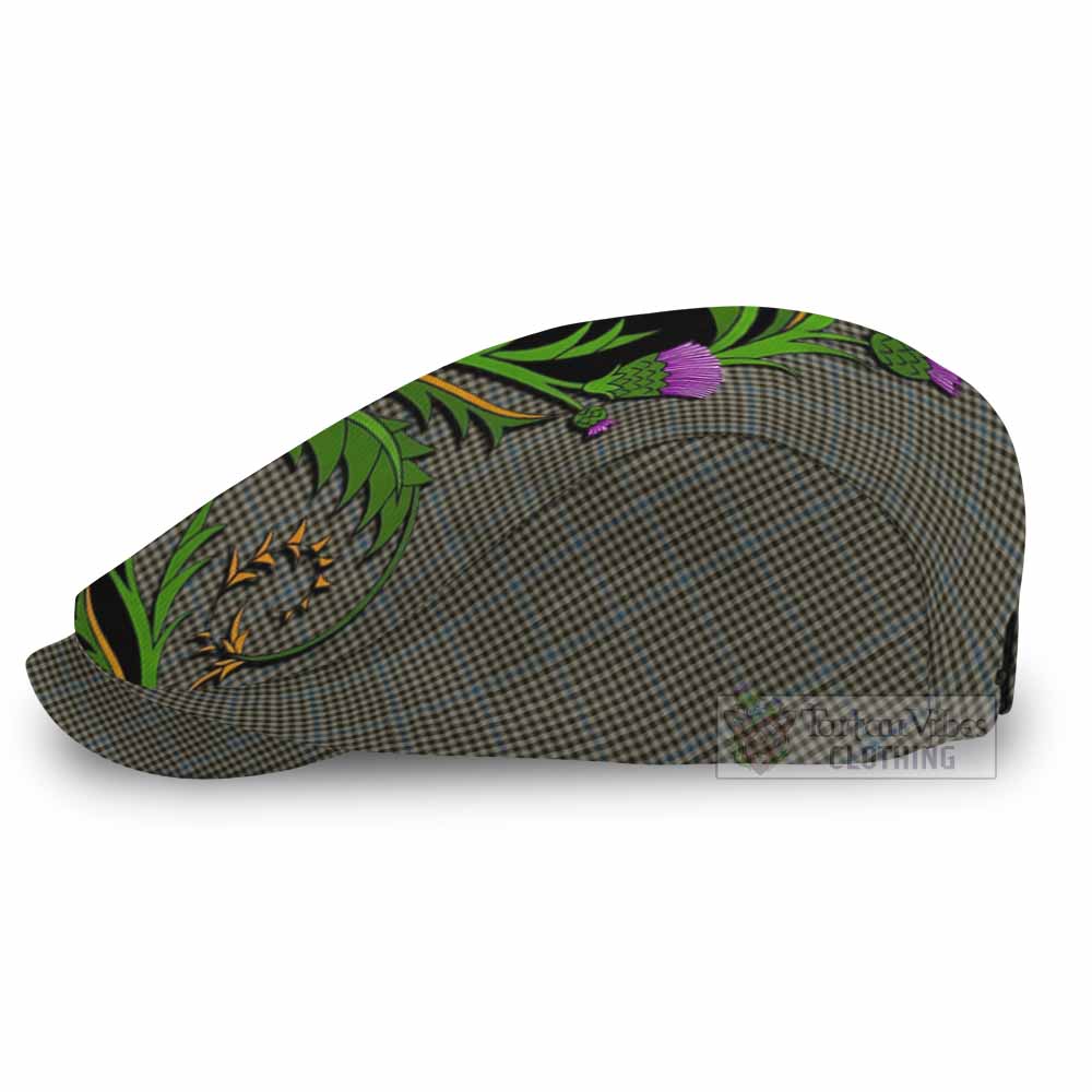 Haig Tartan Flat Cap, Jeff Cap Scottish Thistle Pride Heritage Art