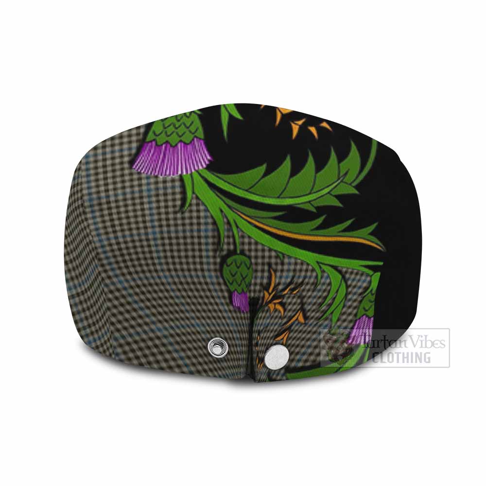 Haig Tartan Flat Cap, Jeff Cap Scottish Thistle Pride Heritage Art