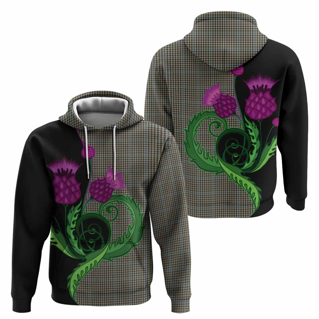 Haig Tartan Hoodie Traditional Scottish Thistle