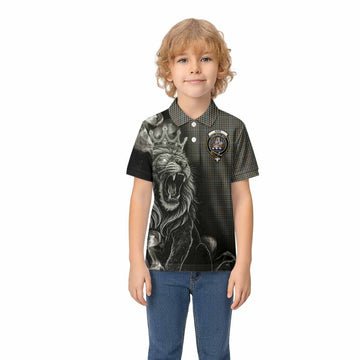 Haig Tartan Kid Polo Shirt Roaring Lion Heritage