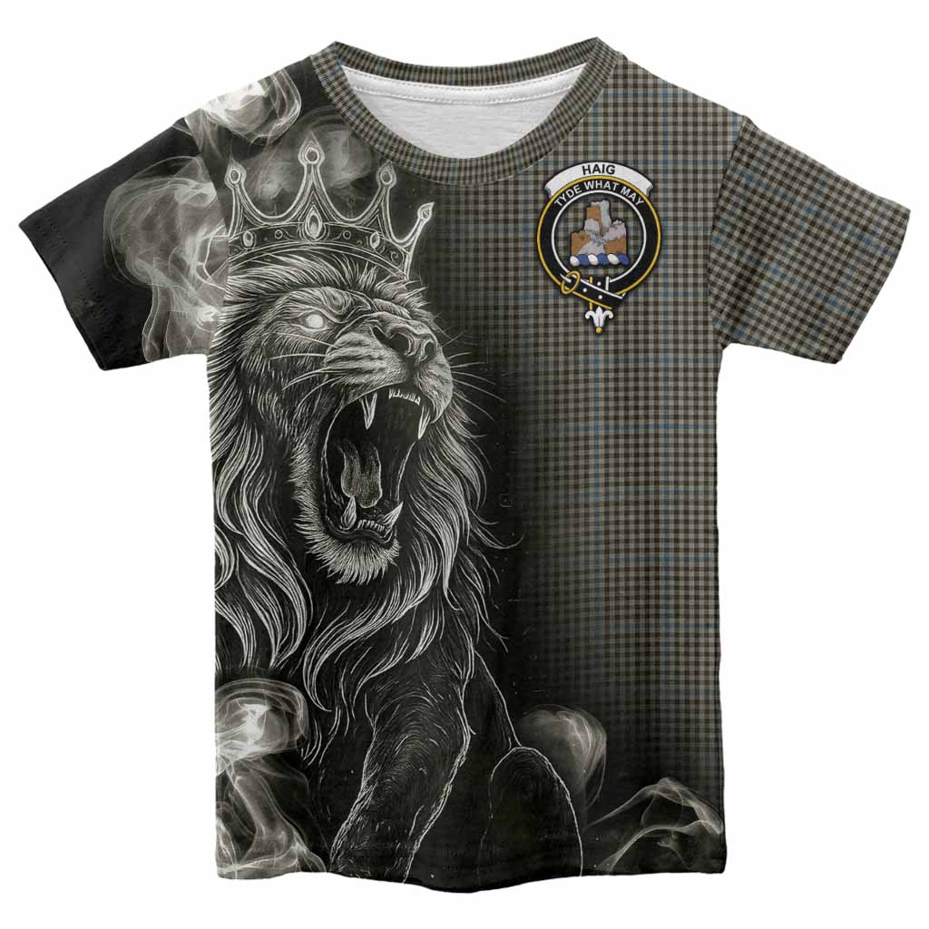 Haig Tartan Kid T-shirt Roaring Lion Heritage