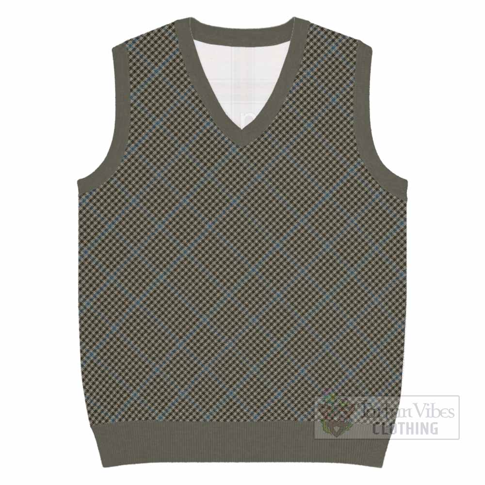 Haig Tartan  Knitted V-Neck Vest Cross Style