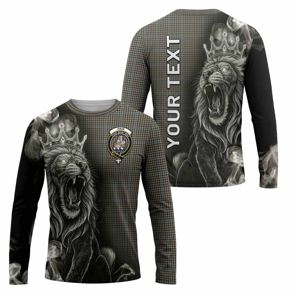 Haig Tartan Long Sleeve T-Shirt Roaring Lion Heritage