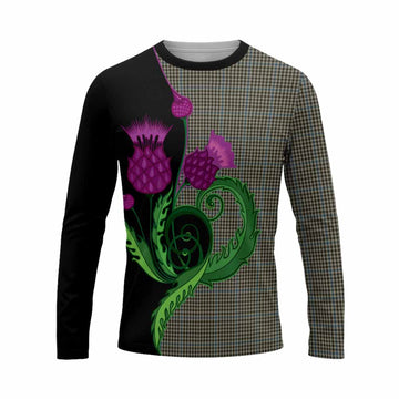 Haig Tartan Long Sleeve T-Shirt Traditional Scottish Thistle