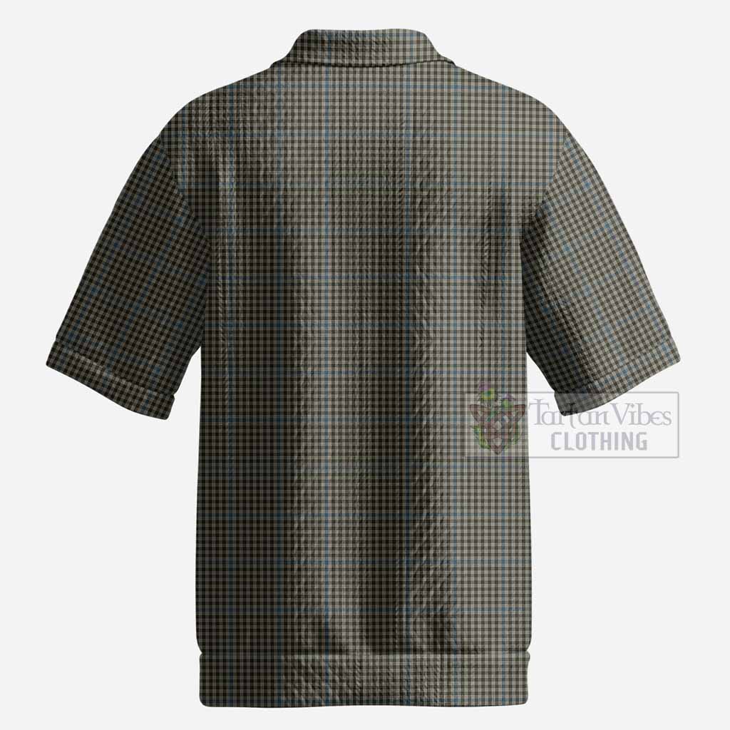 Haig Tartan Men’s Polo Sweater Top with Family Crest
