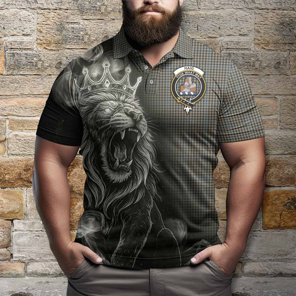 Haig Tartan Polo Shirt Roaring Lion Heritage