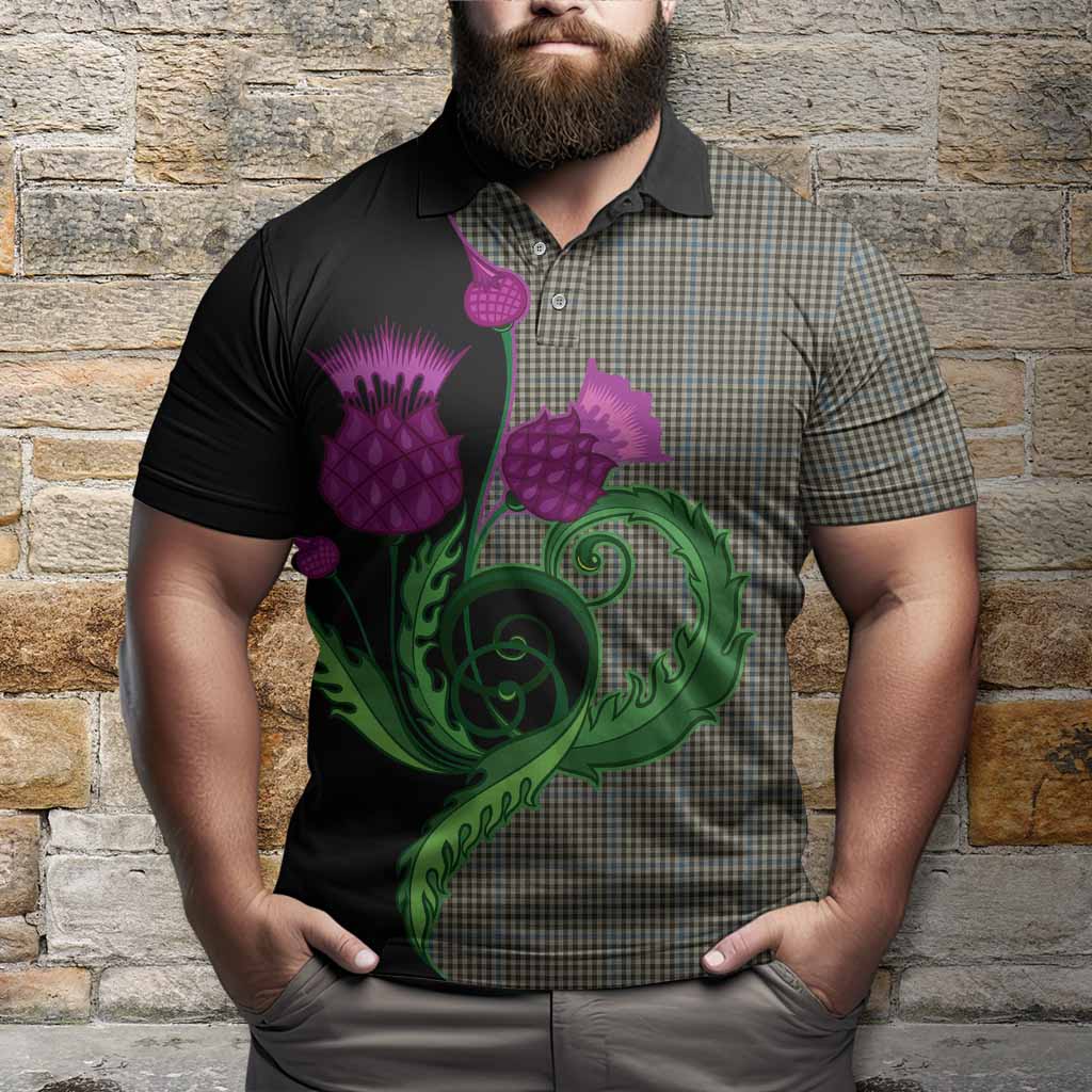 Haig Tartan Polo Shirt Traditional Scottish Thistle