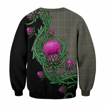 Haig Tartan Sweatshirt Resilient Scottish Thistle