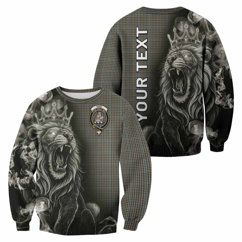Haig Tartan Sweatshirt Roaring Lion Heritage