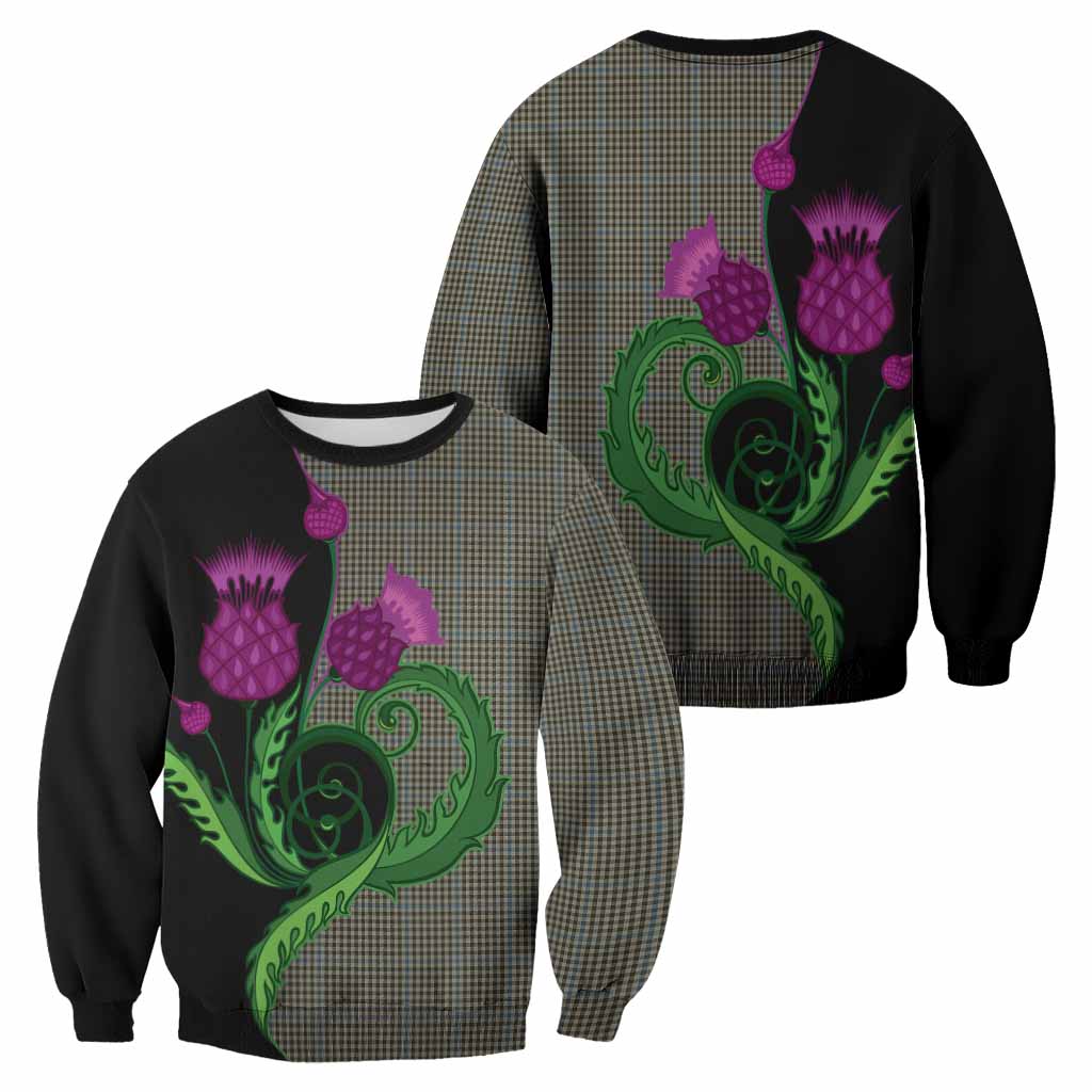 Haig Tartan Sweatshirt Traditional Scottish Thistle
