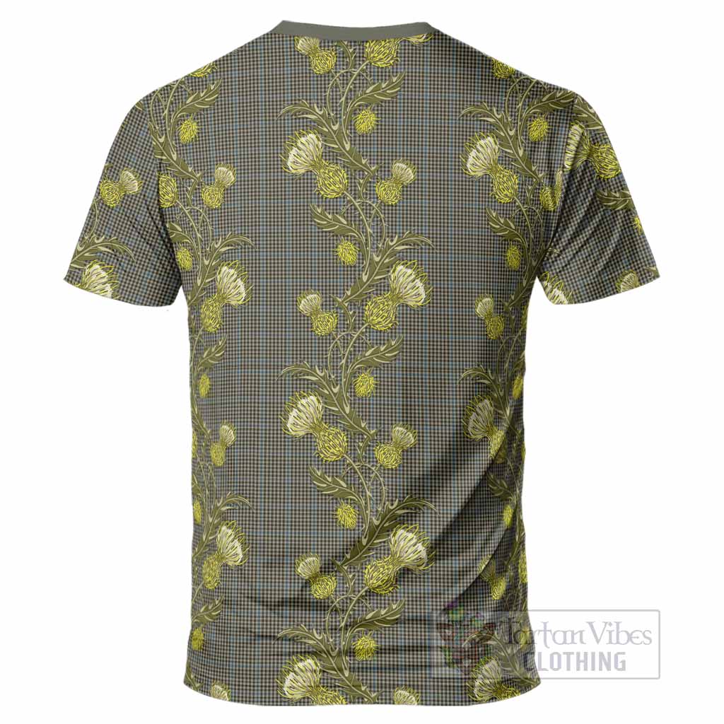 Haig Tartan T-Shirt Seamless Scottish Thistle Flowers