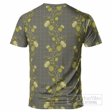 Haig Tartan T-Shirt Seamless Scottish Thistle Flowers