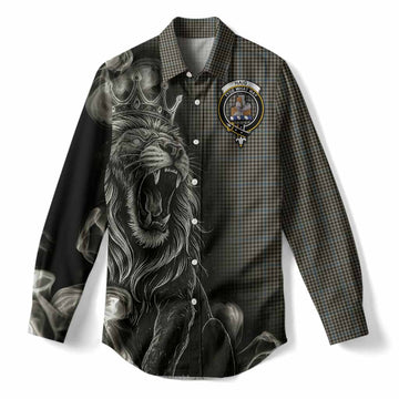 Haig Tartan Women Casual Shirt Roaring Lion Heritage