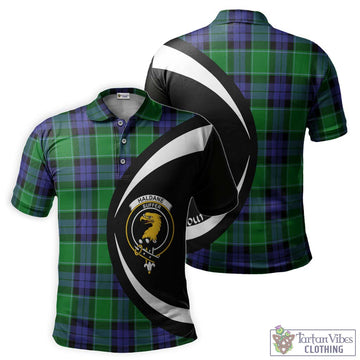 Haldane Tartan Men's Polo Shirt with Family Crest Circle Style Kid - Tartan Vibes Clothing