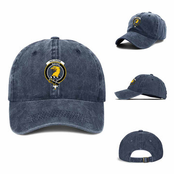 Tartan Vibes Clothing Haldane Clan Crest Denim Classic Cap