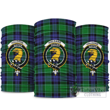 Haldane Tartan Neck Gaiters, Tartan Bandanas, Tartan Head Band with Family Crest package One Size - Tartan Vibes Clothing