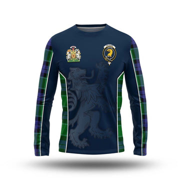 Haldane Tartan Long Sleeve T-Shirt with Family Crest and Lion Rampant Vibes Sport Style Unisex - Tartan Vibes Clothing