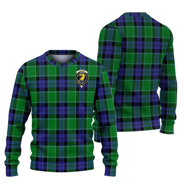 Haldane Tartan Ugly Sweater with Family Crest Unisex - Tartan Vibes Clothing