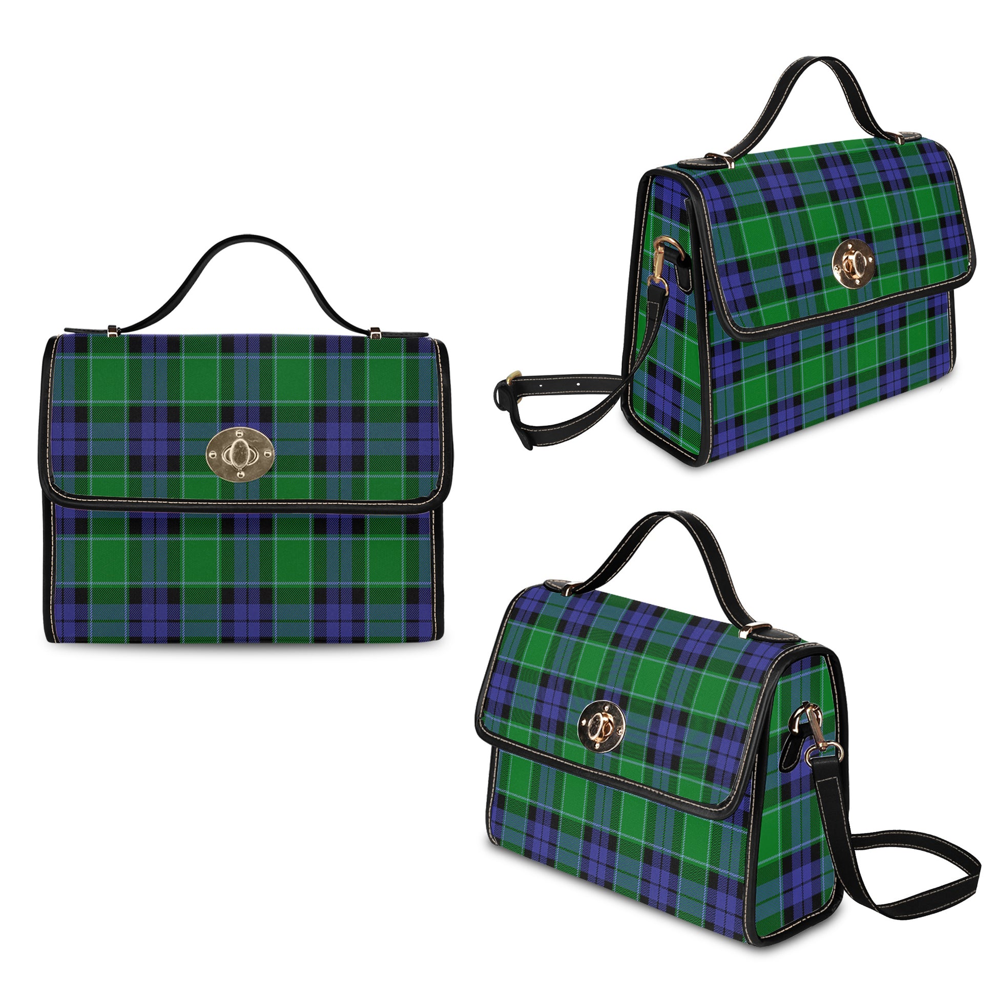 haldane-tartan-leather-strap-waterproof-canvas-bag