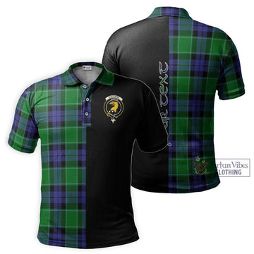 Haldane Tartan Polo Shirt with Family Crest and Half Of Me Style Kid - Tartan Vibes Clothing