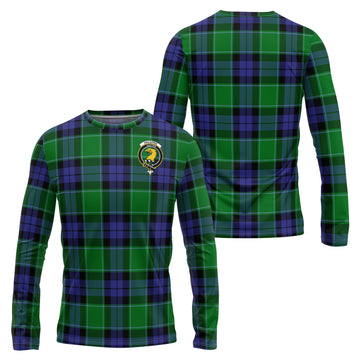 Haldane Tartan Long Sleeve T-Shirt with Family Crest Unisex - Tartan Vibes Clothing