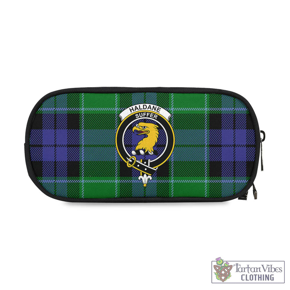 Haldane Tartan Pen and Pencil Case with Family Crest One Size 4.13*8.74 inch - Tartan Vibes Clothing