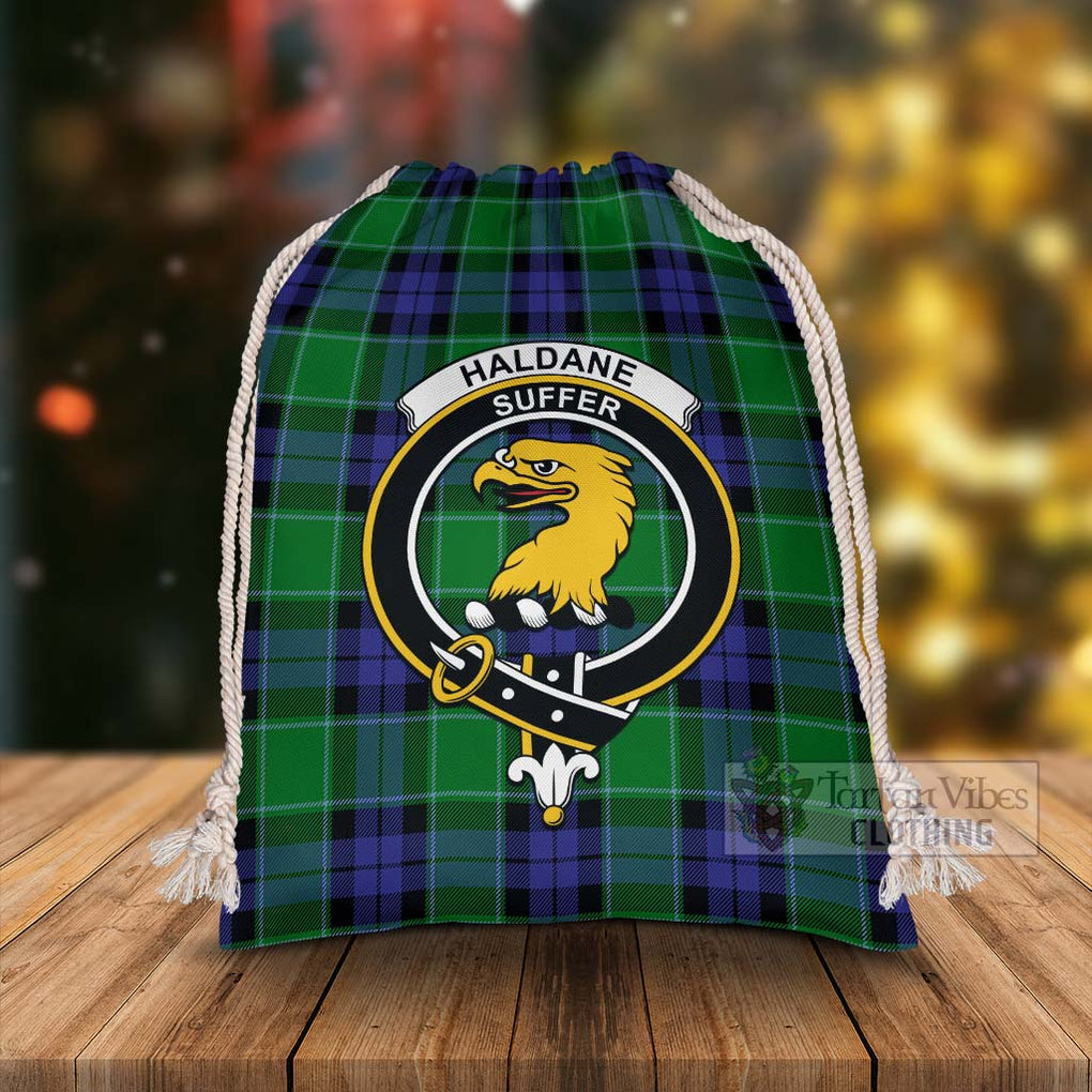 Haldane Tartan Christmas Santa's Bag with Family Crest - Tartan Vibes Clothing