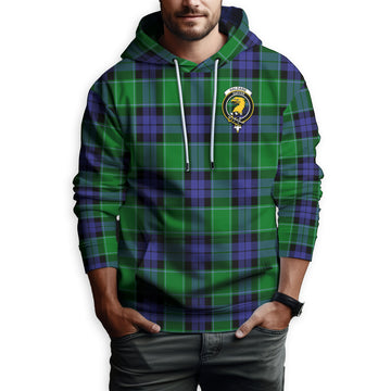 Haldane Tartan Hoodie with Family Crest Zip Hoodie - Tartan Vibes Clothing