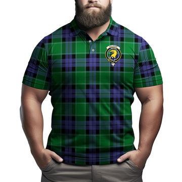 Haldane Tartan Men's Polo Shirt with Family Crest Kid - Tartan Vibes Clothing