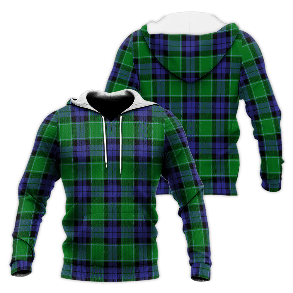 Haldane Tartan Knitted Hoodie Unisex - Tartan Vibes Clothing