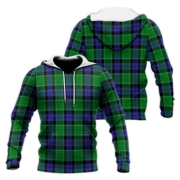 Haldane Tartan Knitted Hoodie Unisex - Tartan Vibes Clothing