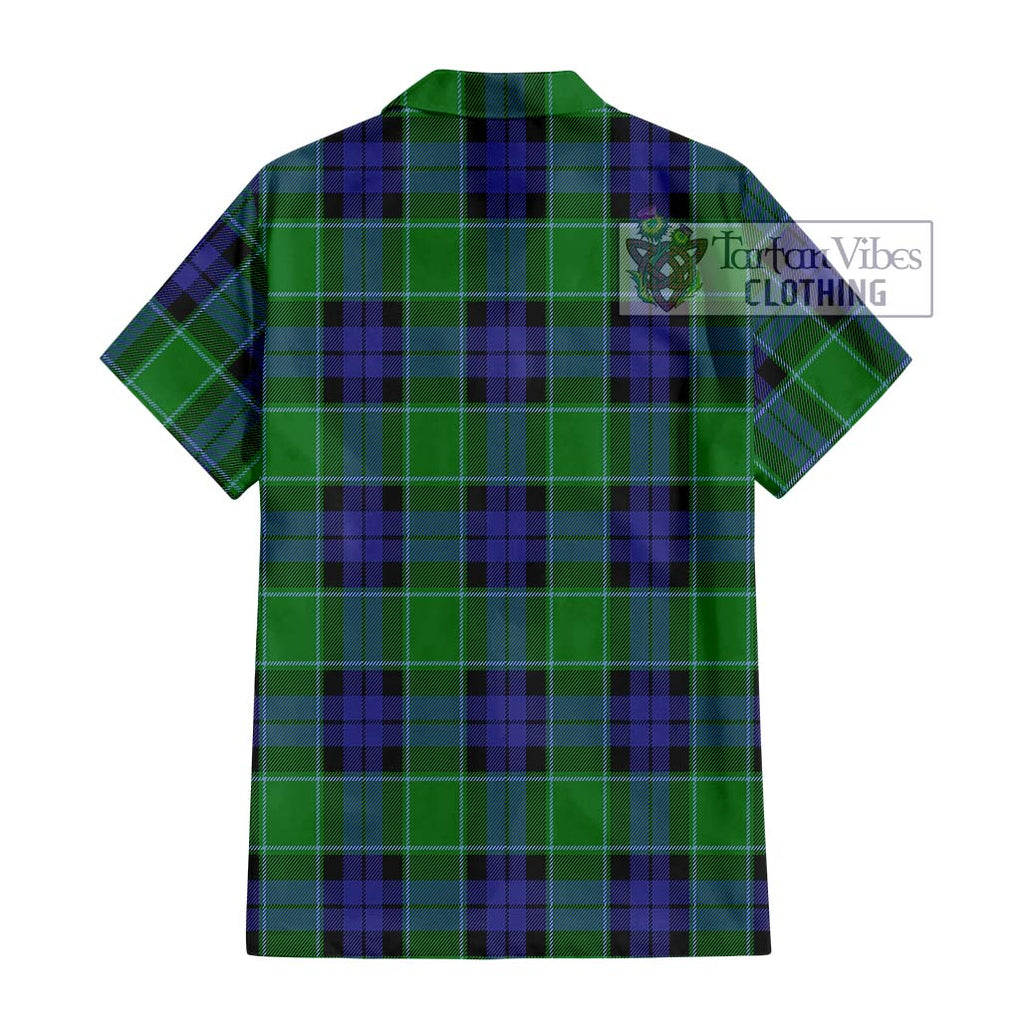 Haldane Tartan Hawaiian Shirt with Family Crest DNA In Me Style - Tartan Vibes Clothing