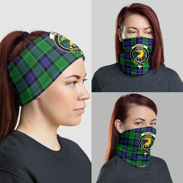 Haldane Tartan Neck Gaiters, Tartan Bandanas, Tartan Head Band with Family Crest - Tartan Vibes Clothing