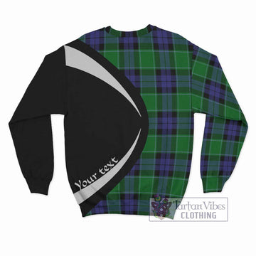 Haldane Tartan Sweatshirt with Family Crest Circle Style - Tartan Vibes Clothing