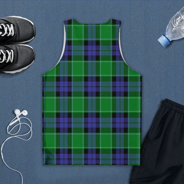 Haldane Tartan Mens Tank Top with Family Crest - Tartan Vibes Clothing