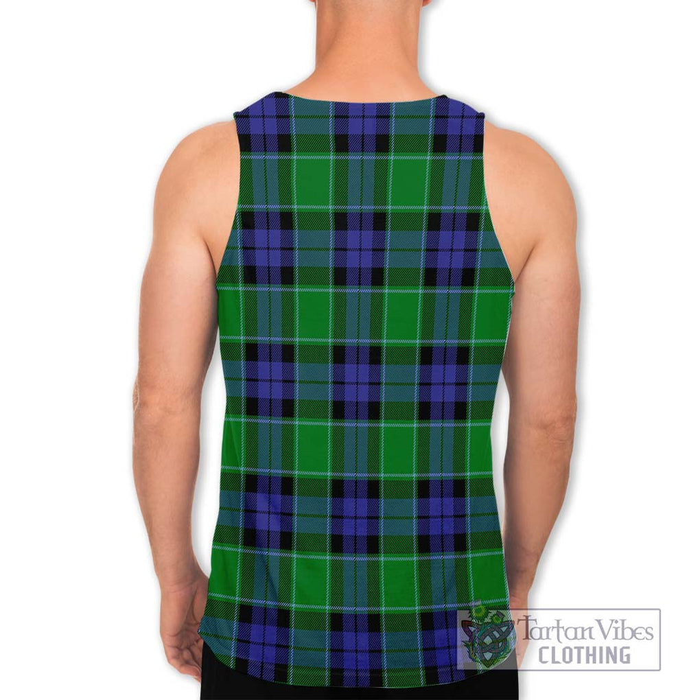 Haldane Tartan Men's Tank Top with Family Crest DNA In Me Style - Tartan Vibes Clothing