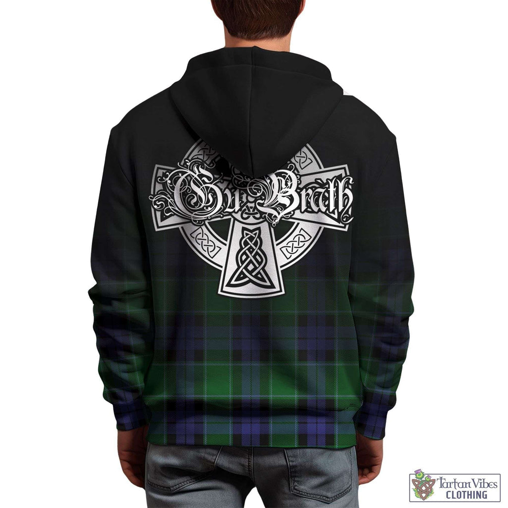 Haldane Tartan Hoodie Featuring Alba Gu Brath Family Crest Celtic Inspired - Tartan Vibes Clothing