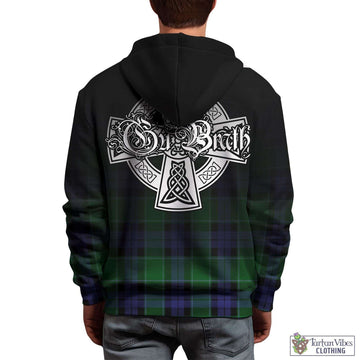 Haldane Tartan Hoodie Featuring Alba Gu Brath Family Crest Celtic Inspired - Tartan Vibes Clothing