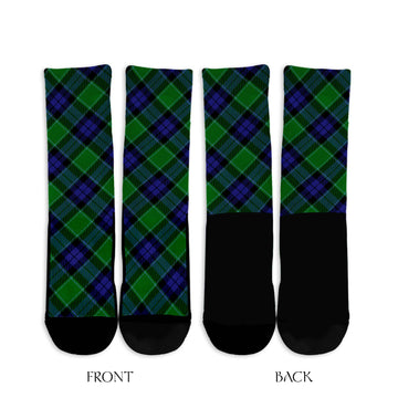 Haldane Tartan Crew Socks Cross Style - Tartan Vibes Clothing