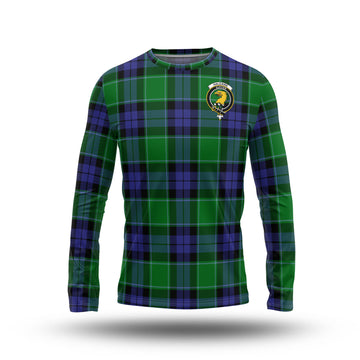 Haldane Tartan Long Sleeve T-Shirt with Family Crest - Tartan Vibes Clothing