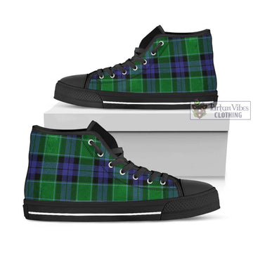 Haldane Tartan High Top Shoes - Tartan Vibes Clothing