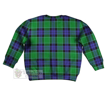 Haldane Tartan Kid Ugly Sweater with Family Crest - Tartan Vibes Clothing