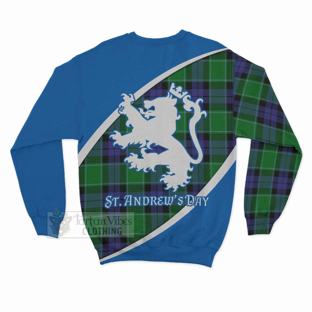 Haldane Family Crest Tartan Sweatshirt Celebrate Saint Andrew's Day in Style - Tartan Vibes Clothing