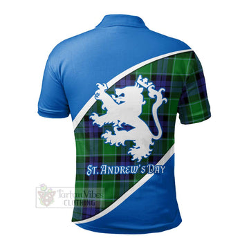Haldane Family Crest Tartan Polo Shirt Celebrate Saint Andrew's Day in Style - Tartan Vibes Clothing